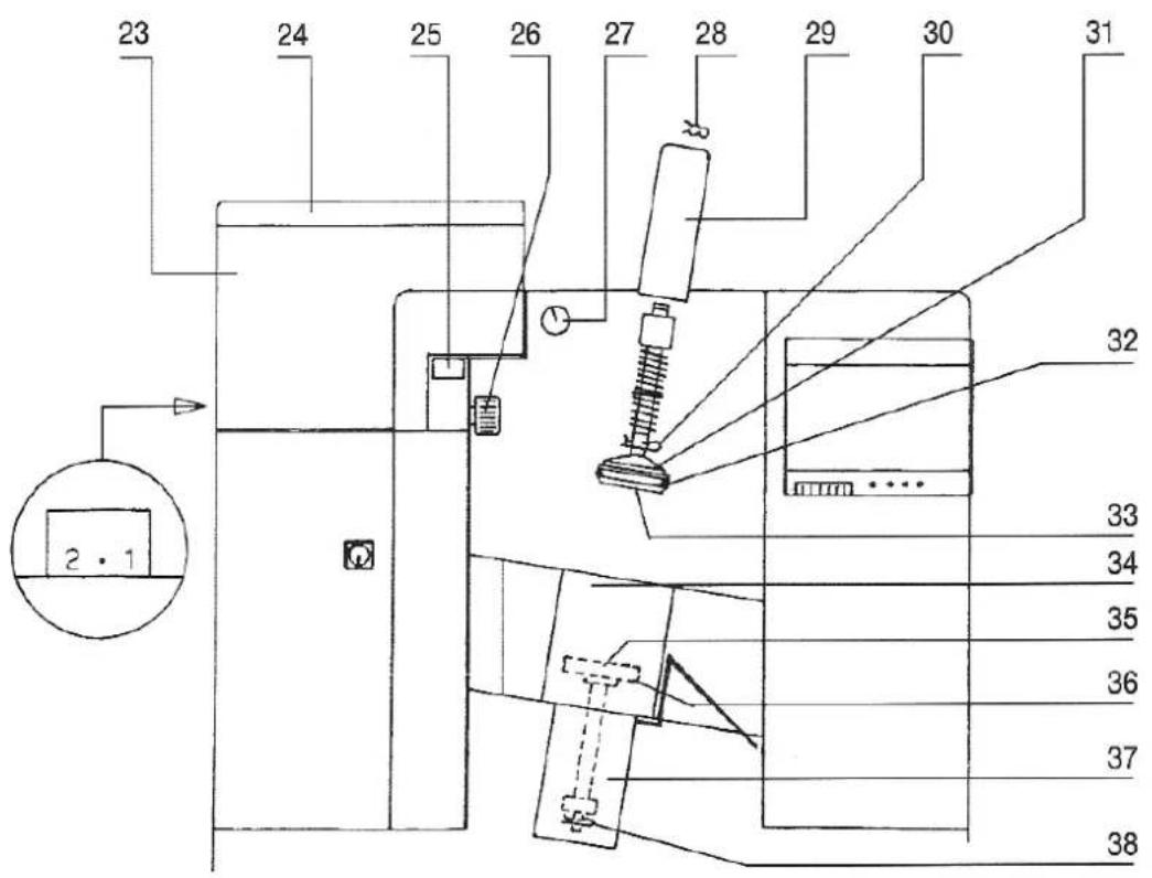 QUICKMILL 05000A - BESCHREIBUNG DER FUNKTIONSSCHALTER UND BAUTEILE - 1