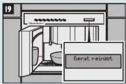 Küppersbusch café profi EKV 6800.0 M - Den Kaffeeautomaten reinigen - 5