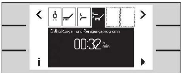 Entkalkunas- und Reinigungsprogramm 00:32 h min i