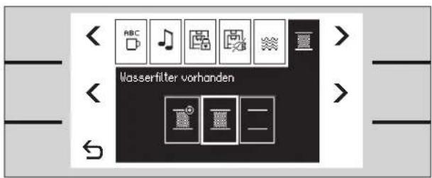 Masserfilter vorhanden