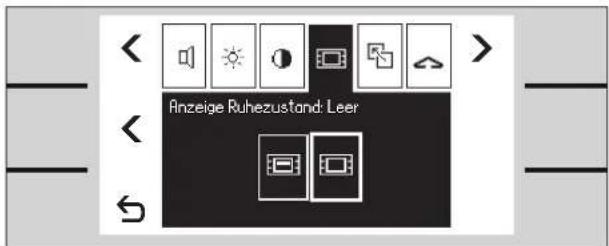 Anzeige Ruhezustand: Leer