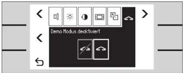 Demo Modus deaktiviert