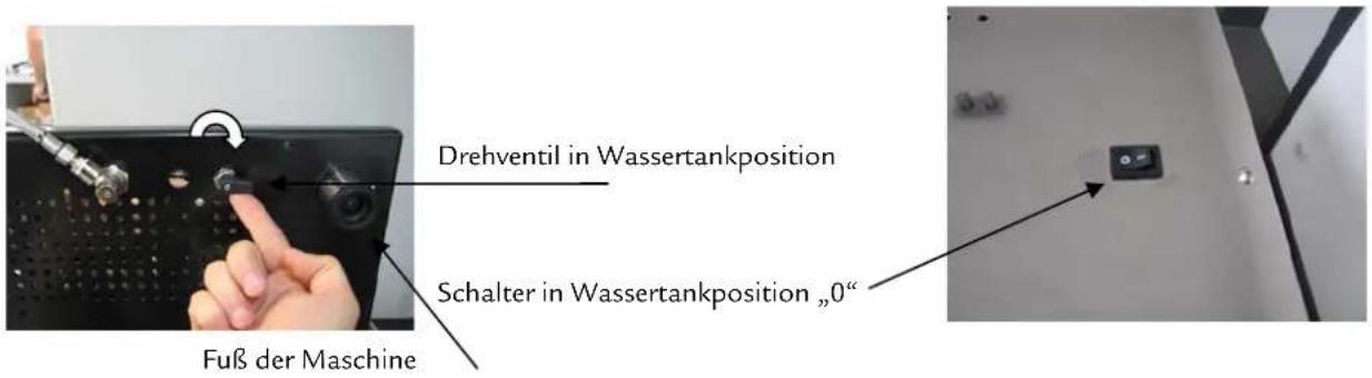 ECM Mechanika Profi Due - Gerät im Betrieb mit Wassertank - 1