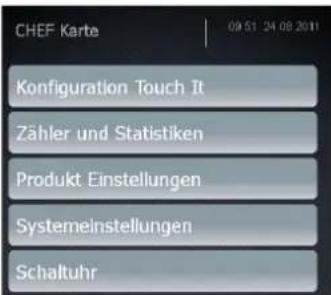 Schaerer Coffee Art Plus TouchIT - Einstieg in die Programmierebene - 1