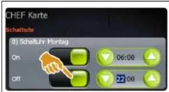 Schaerer Coffee Art Plus TouchIT - Schaltuhr aktivieren - 1