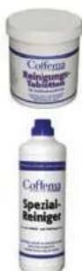 Carimali Optima - Empfohlene Reinigungsmittel - 1