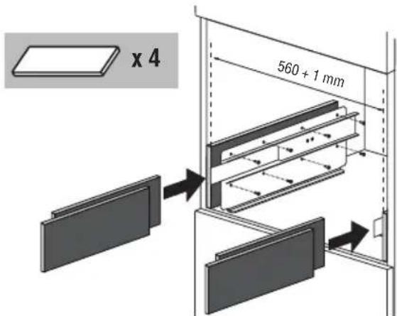 x 4 560 + 1 mm