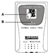 OREGON SCIENTIFIC WD 338 - Das Display der Sendeeinheit - 1