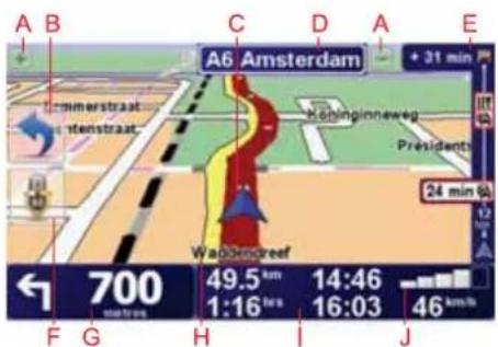 A6 Amsterdam + 31 min Innerstraat Stenstraat Keringinneweg President 24 min Wakkerreef 700 49.5 km 1:16 hrs 14:46 16:03 46 km/s F G H I J