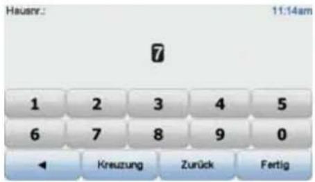 Hauserv: 11:14am 7 1 2 3 4 5 6 7 8 9 0 ◀ Kreuzung Zurück Fertig