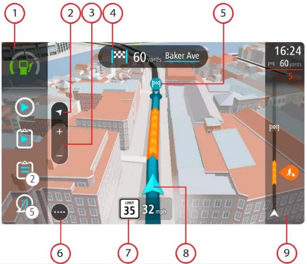 TOMTOM Pro 8275 Truck - Die Routenansicht - 1