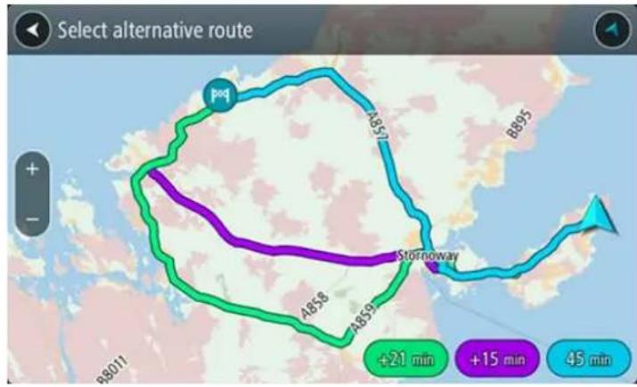 Select alternative route + - A8071 A858 A859 A857 B805 Stornoway +21 min +15 min 45 min