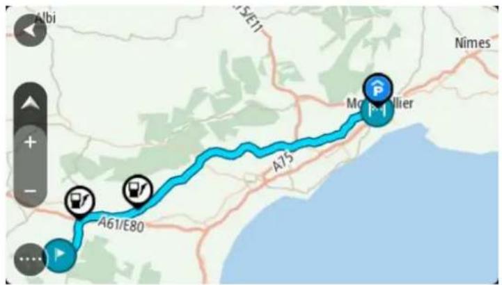Albi A5/E11 Nimes Moellier A75 A61/E80 ....
