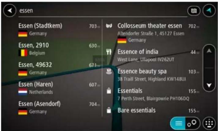 TOMTOM GO 51 - Eine Route zu einem Stadtzentrum planen - 3