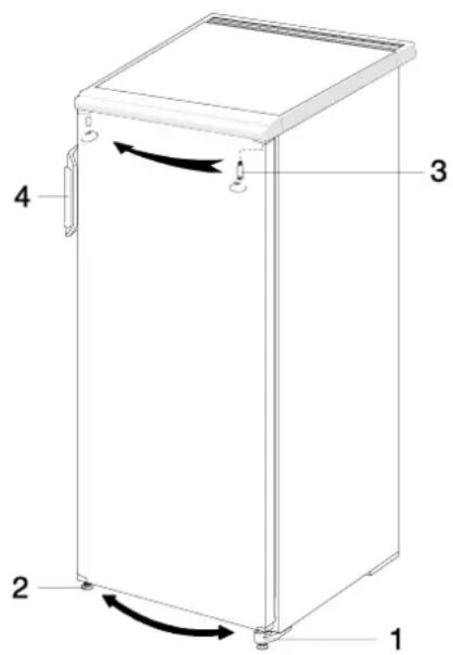 GORENJE RE1247BAA - Changing the Direction of Opening the Door on the Frezing Compartment - 1