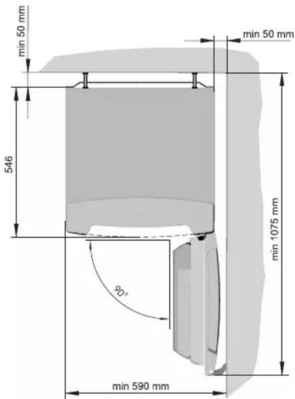 GORENJE RBI4182 - Auswahl des Aufstellungsortes - 3