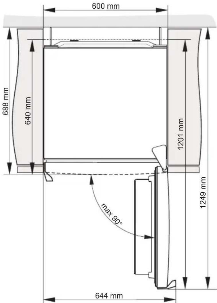 GORENJE R6193 - Installation des Geräts - 3