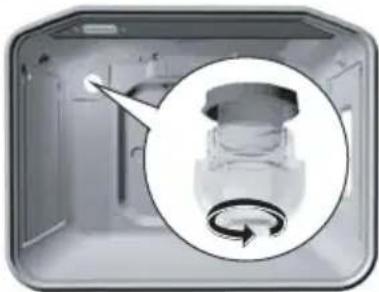 GORENJE EC67 - Die Fassung der Backofenlampe steht unter Spannung. Es besteht Stromschlaggefahr! - 1