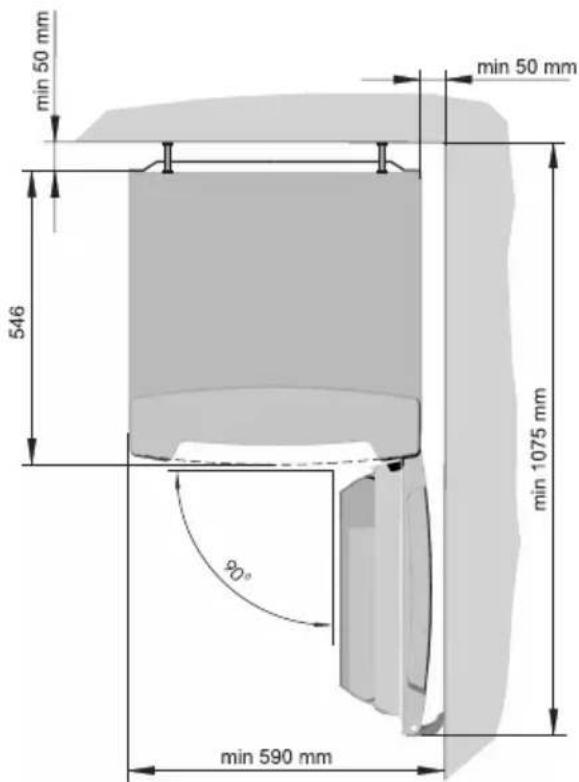 GORENJE RI5182 - Auswahl des Aufstellungsortes - 3