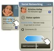MOTOROLA Bravo - Social Networking - 1