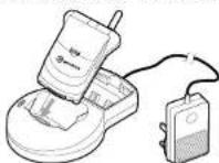 MOTOROLA Startac 130 - Einsetzen Ihres Telefons in das Ladegerät - 1