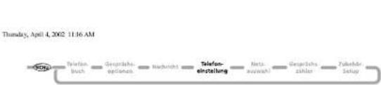MOTOROLA Startac 130 - Art der abgeh. Nachr. - 41