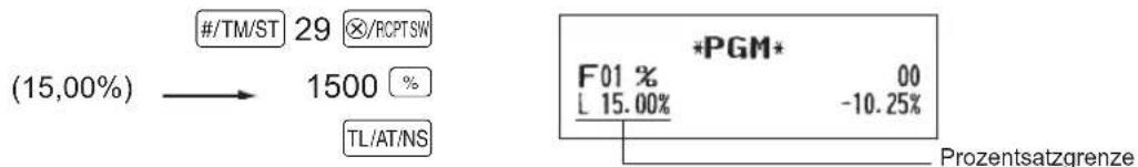 #/TM/ST 29 Ⓧ/RCPTSW (15,00%) → 1500 % TL/AT/NS *PGM* F01 % 00 L 15.00% -10.25% Prozentsatzgrenze