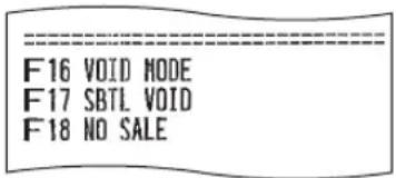 F16 VOID NODE F17 SBTL VOID F18 NO SALE