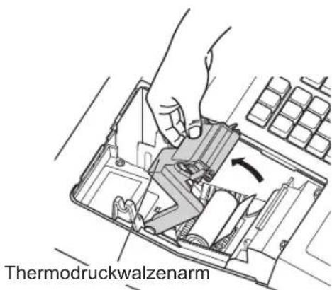 Thermodruckwalzenarm