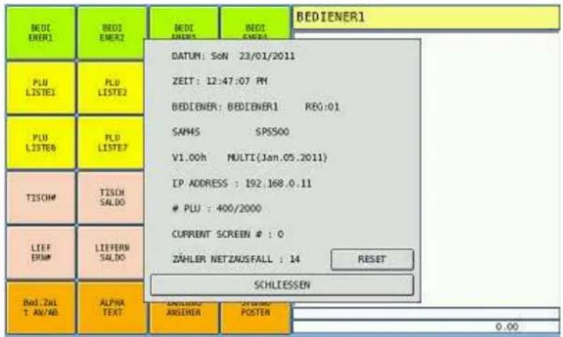 Sam4S SPS-530 - Datum/Zeit Anzeige - 1