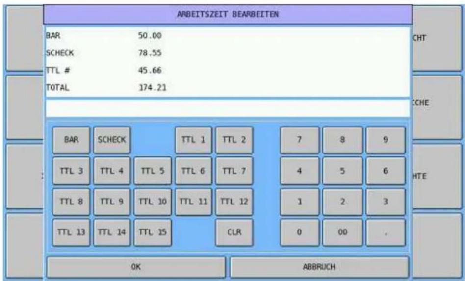 Sam4S SPS-530 - Kassiererselbstabrechnung - 2