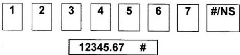 Sam4S ER-150 - NON ADD NUMBER ENTRIES - 1