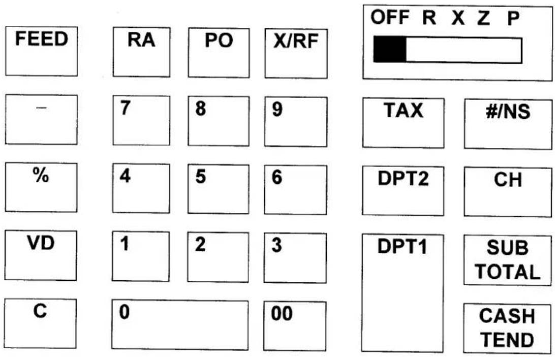 Sam4S ER-150 - KEYBOARD - 1