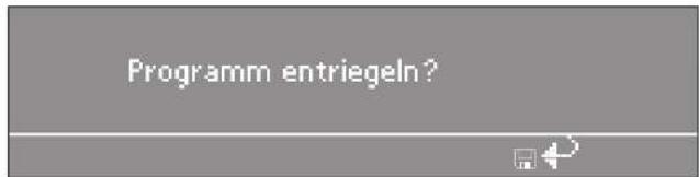 MIELE PW 6207 - Programmabbruch verriegelter Programme - 2