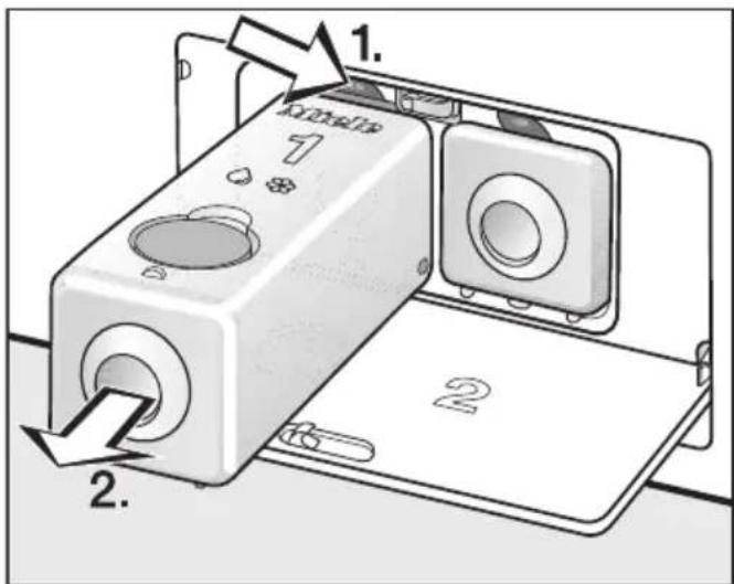 MIELE WML 120 WPS - Verwendung von Kartuschen - 1
