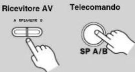 Ricevitore AV A SPICARING B Telecomando SP A/B