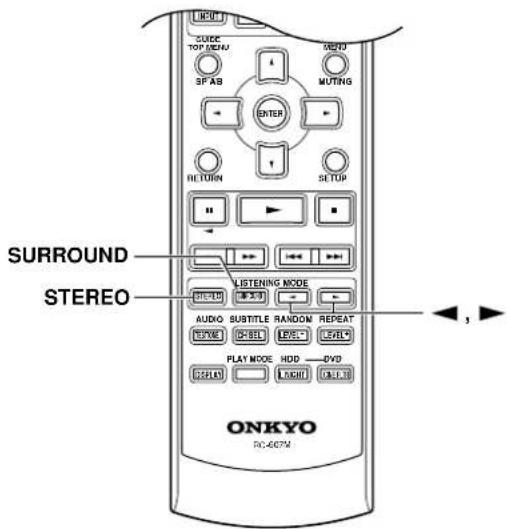 ONKYO TX-SR503E - Anwahl eines Wiedergabemodus' - 2