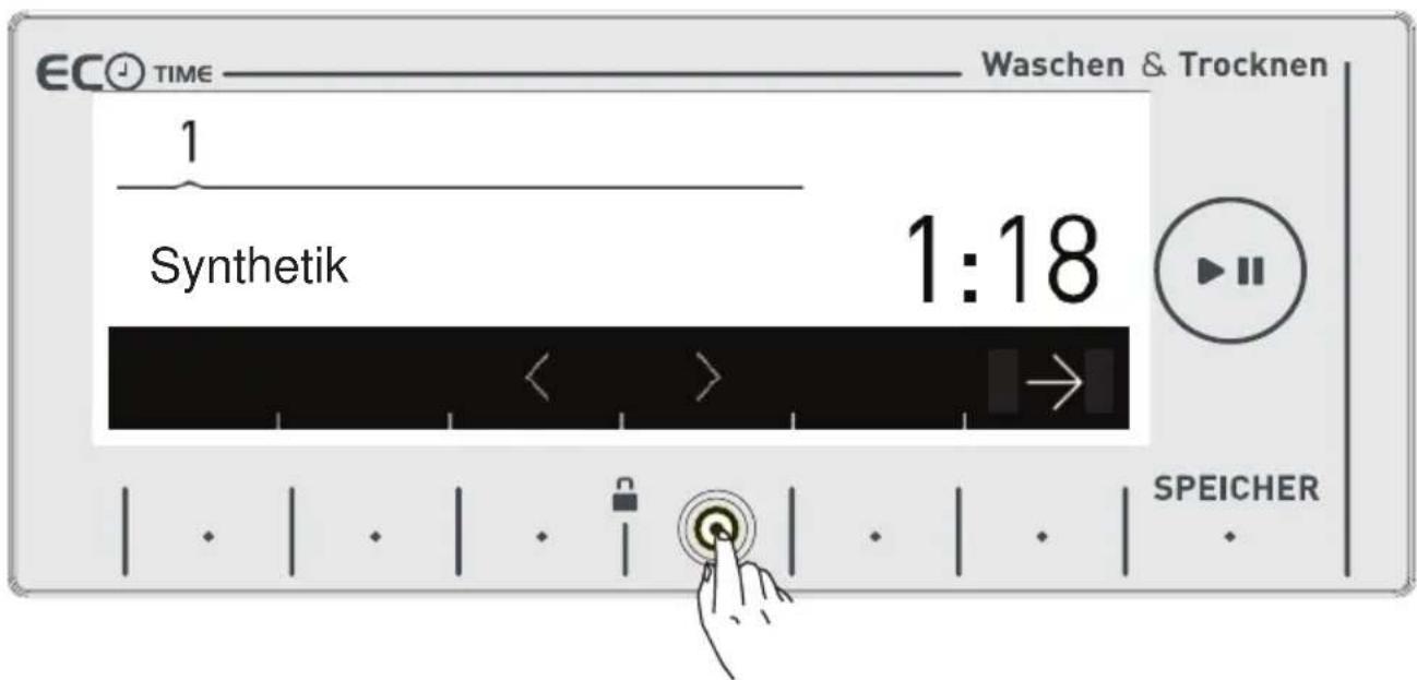 TECHWOOD WT 1460 A - Auswahl von Unterprogrammen (Synthetik) - 2
