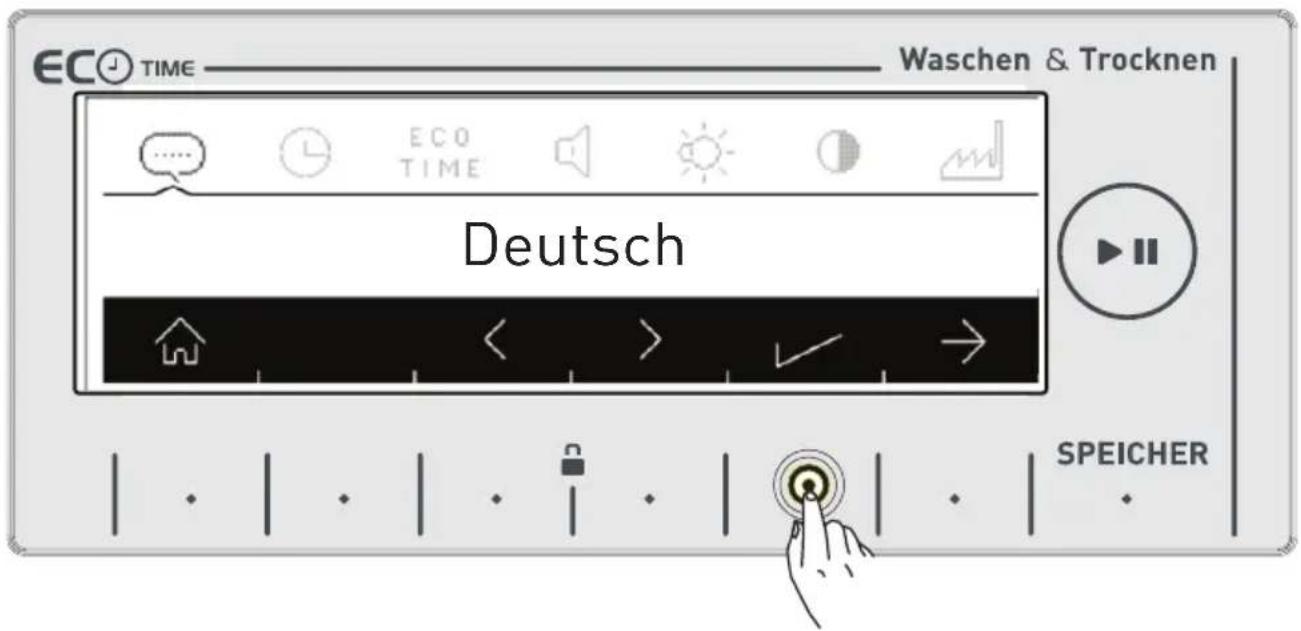 TECHWOOD WT 1460 A - Sprachauswahl Einstellung - 4