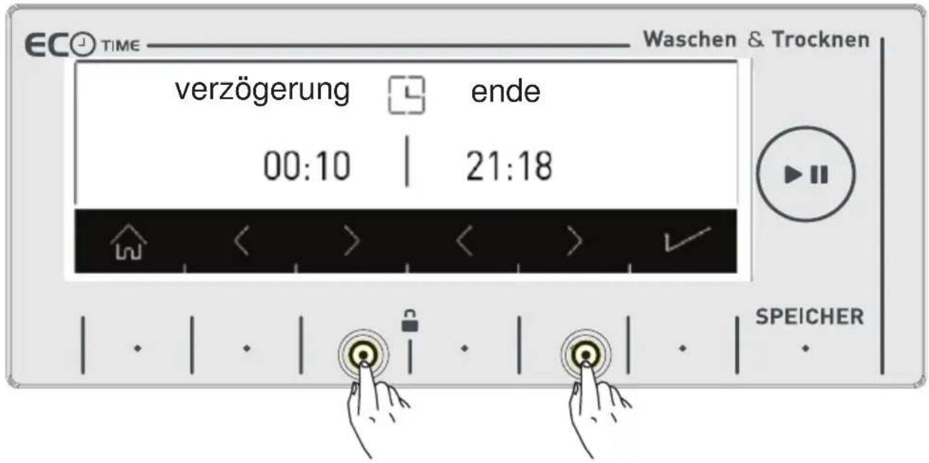 TECHWOOD WT 1460 A - Zusatzfunktion Verzögerungszeit / dzeit Einstellung - 3