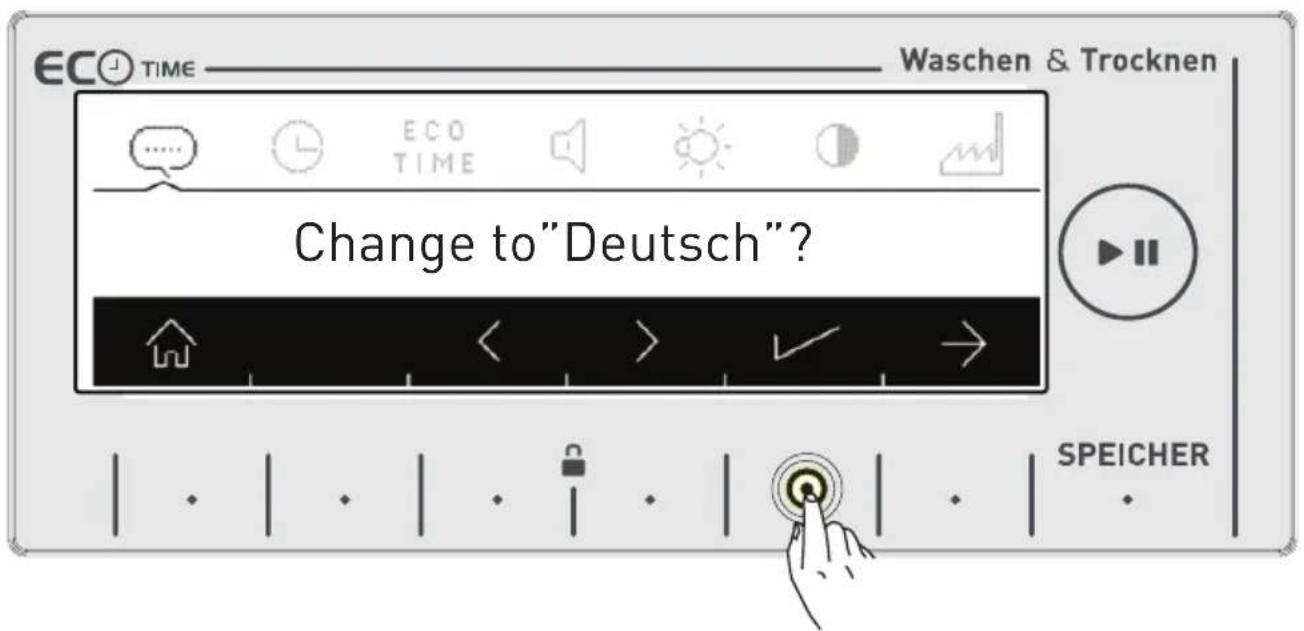 TECHWOOD WT 1460 A - Sprachauswahl Einstellung - 5