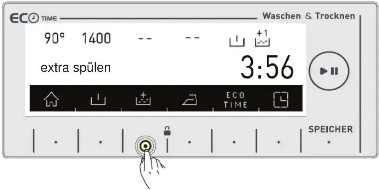 Luxor WT 1460A - Extraspülen-Funktion - 1