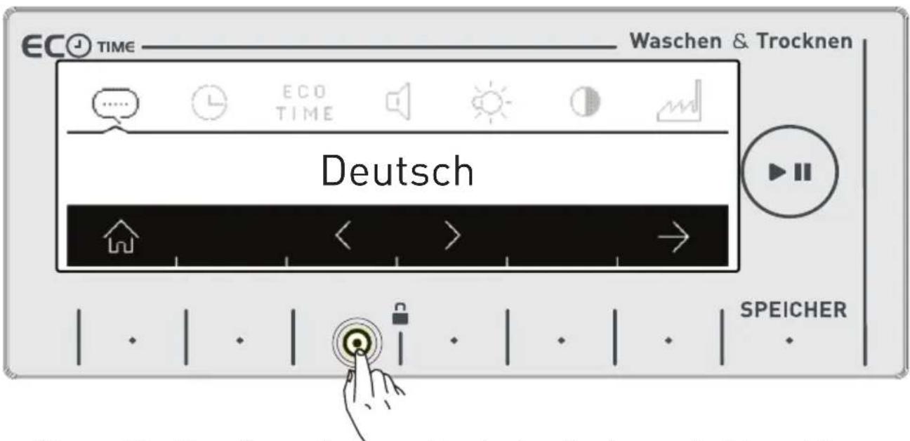 Luxor WT 1460A - Sprachauswahl Einstellung - 3