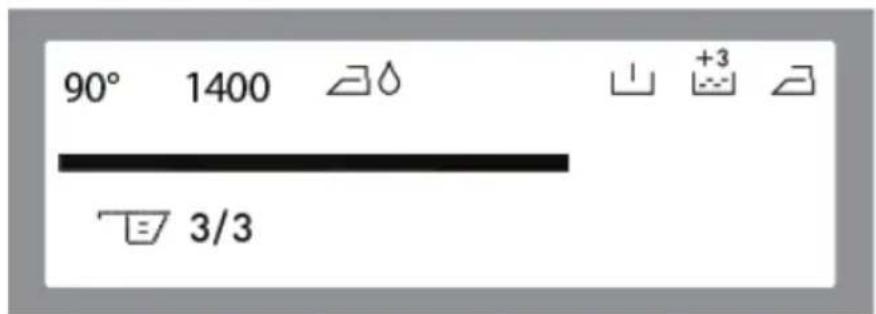 Luxor WT 1460A - ! Vor dem Einlegen Ihrer Wäsche in die Maschine müssen Sie ein Programm wählen. Wenn Sie ohne ein Programm auszuwählen Wäsche in die Maschine einlegen, wird der Lastsensor nicht aktiviert. - 4