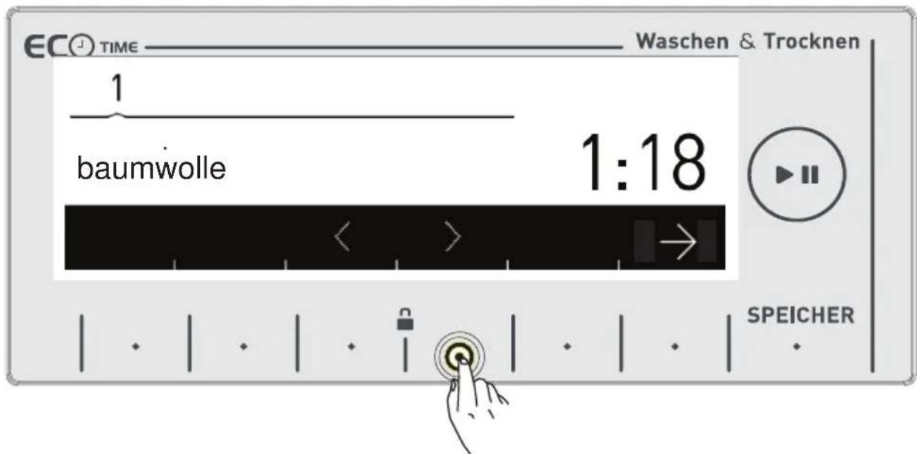 Luxor WT 1460A - Auswahl von Unterprogrammen (Feinwäsche) - 2