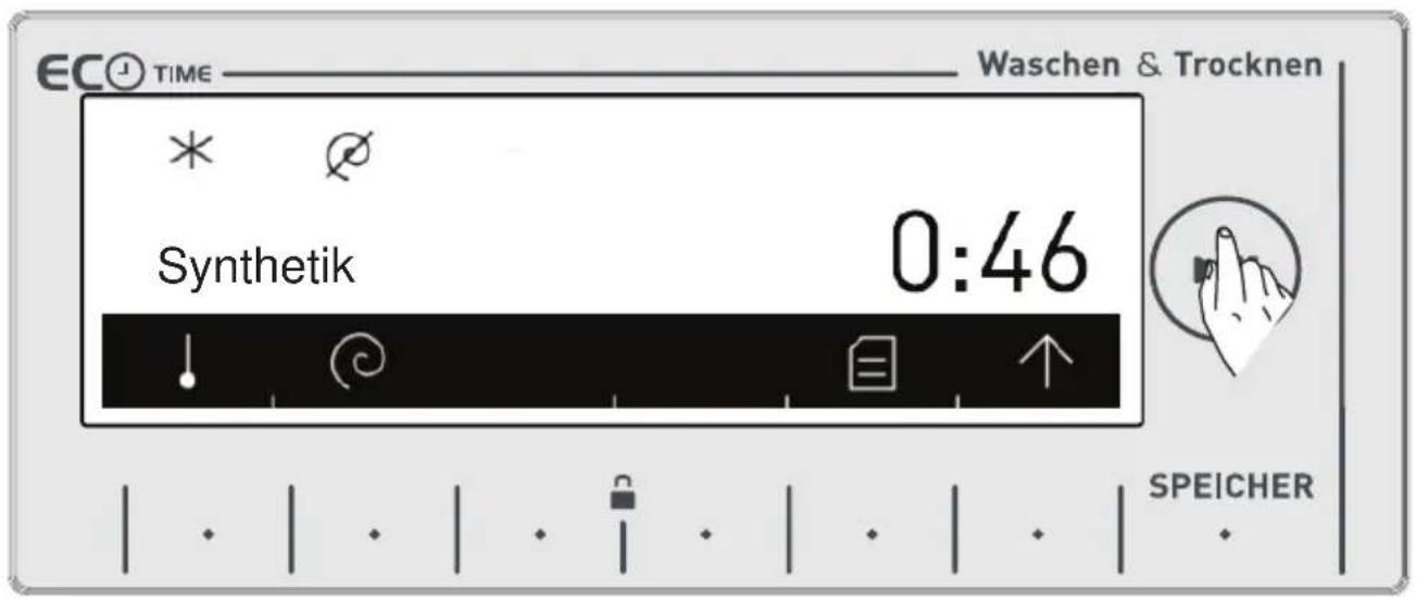Luxor WT 1460A - Auswahl von Unterprogrammen (Synthetik) - 5