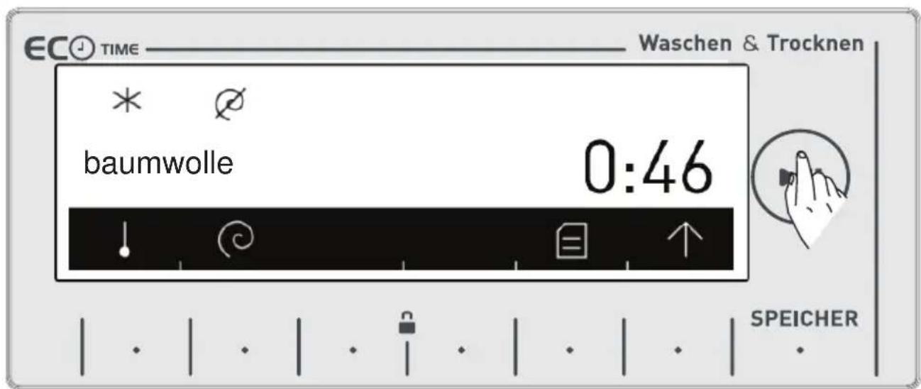 Luxor WT 1460A - Auswahl von Unterprogrammen (Feinwäsche) - 5