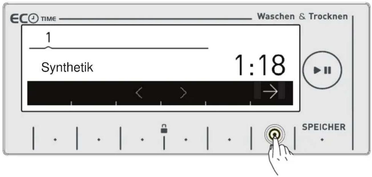 Luxor WT 1460A - Auswahl von Unterprogrammen (Synthetik) - 4