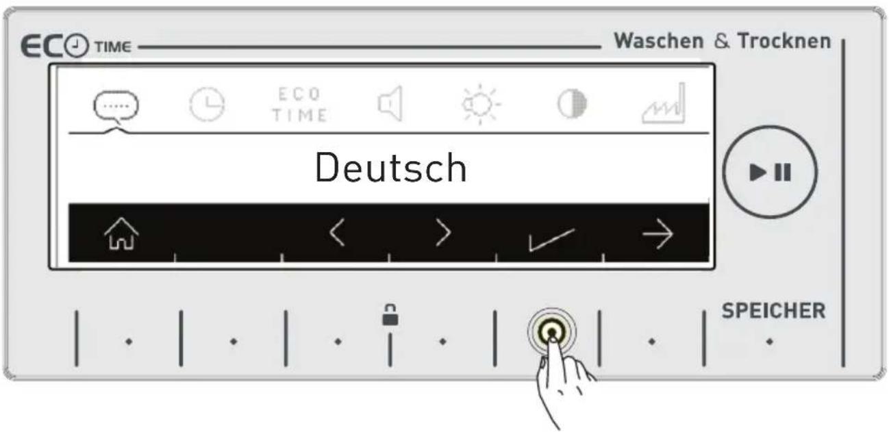 Luxor WT 1460A - Sprachauswahl Einstellung - 4