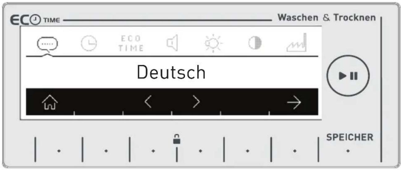 Luxor WT 1460A - Sprachauswahl Einstellung - 6